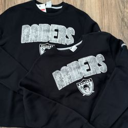 New Men’s Size Large Nike Las Vegas Raiders Crewneck Sweatshirt