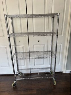 Metal shelving