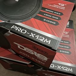 Ds18 Pro-x12m 900 Watt 12 Inch Mid Range Loud Speaker $80 Each
