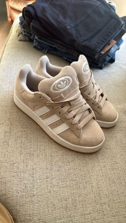 adidas Campus '00s Athletic Shoe - Big Kid - Wonder Beige / White / Gum
