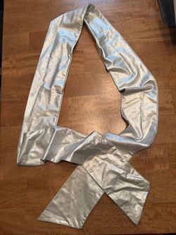 Women’s  Extra Long Silver Belt
