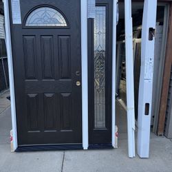 New Door Fiberglass Feater River Size W53.1/2 H81 Right Hand Inswing Jam 4.9/16 $1950 