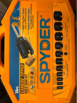 Spyder 14-Piece Tungsten Carbide Tipped (TCT) Hole Saw Kit