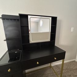 Vanity With Stool