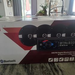 Dual Bluetooth Radio With Speakers 