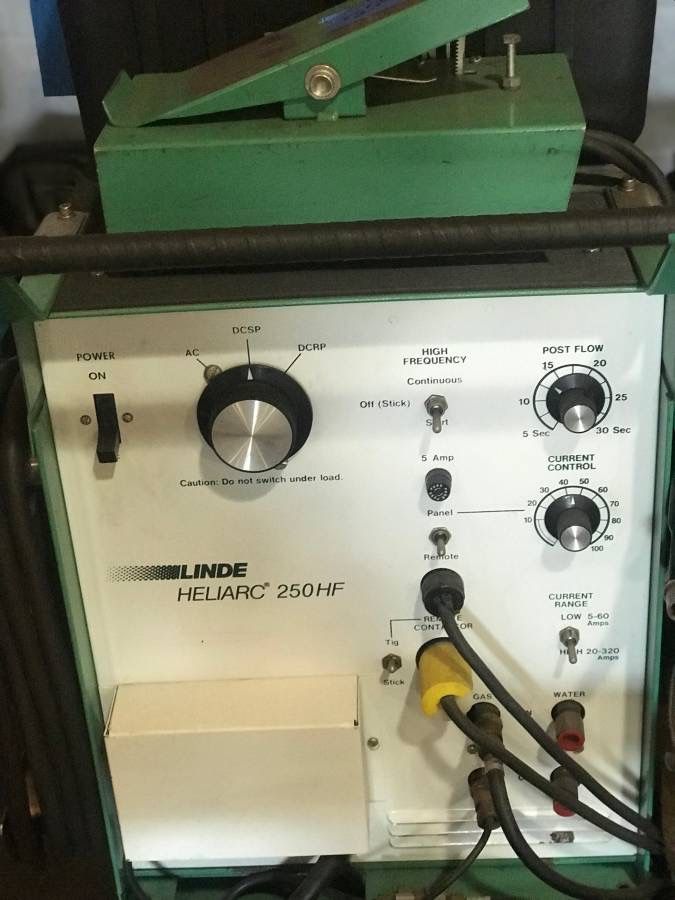 Linde Heliarc Welder