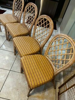 Vintage Wicker Rattan Chairs