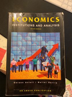Economics Institutions and Analysis