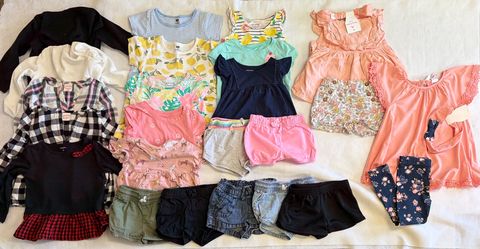 26 piece 2t/24m girls clothing bundle