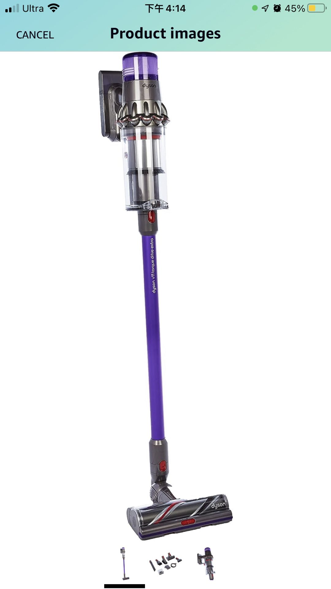 Dyson V11 Torque Drive Cord-Free Vacuum Cleaner + Extra Tool Bundle