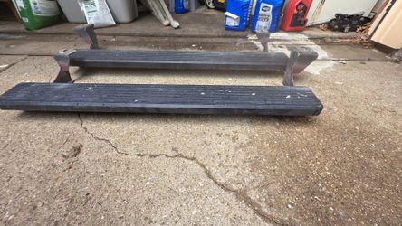 Black iBoard Side Steps Fit 88-98 Chevy GMC CK Pickup Regular Cab