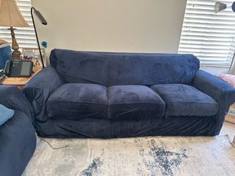 Couch and ottoman