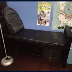 Long Ottoman Bench With Storage Bottom