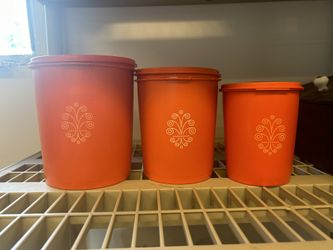 Vintage Tupperware Canister Set 
