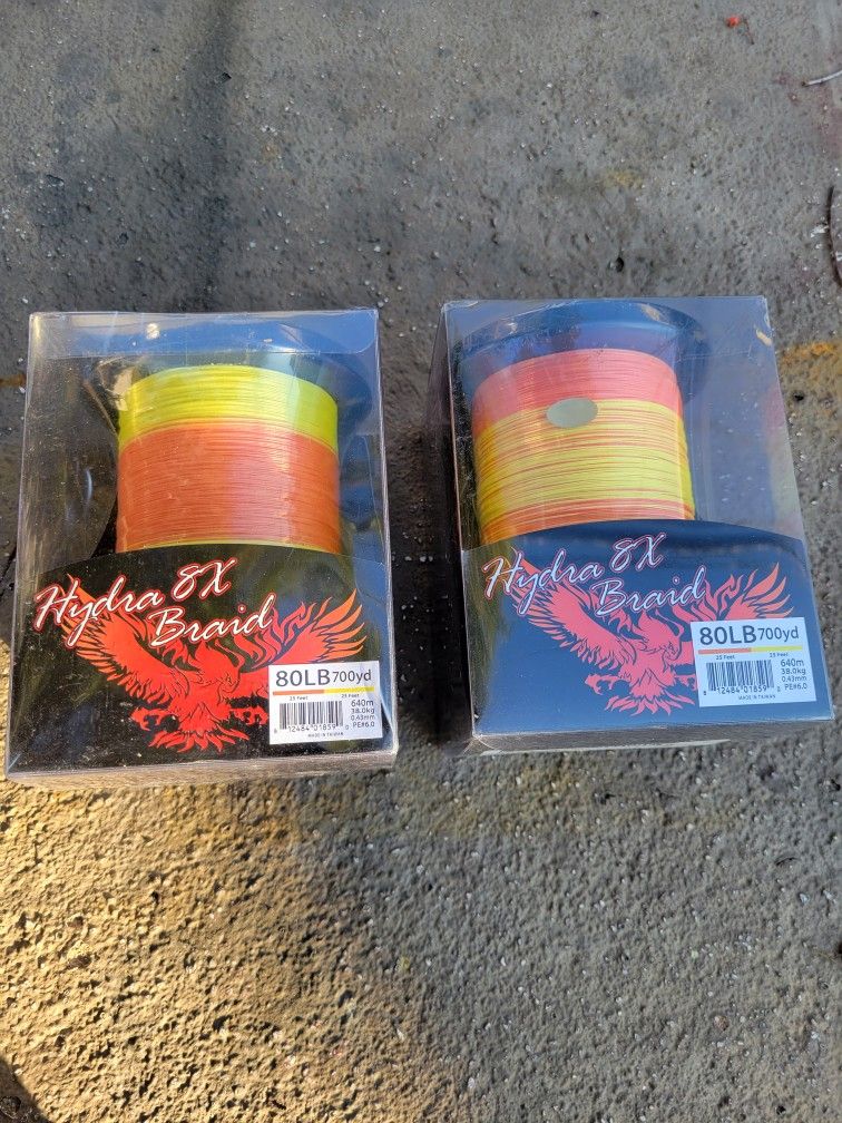 Phenix Braided Fishing Line, 80lb, 700Yd