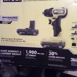 Compact Brushless Impact Driver Drill 
