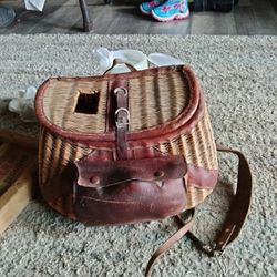 Antique Fishing Creel 