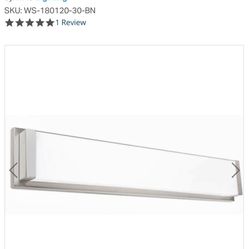 WAC LED Brushed Nickel Flush Mount Ceiling Light