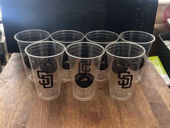 2026 Official MLB San Diego Padres Stadium Exclusive Craft Beer Drink Cups Set of 7