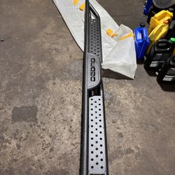 Running Boards Compatible With Chevy Silverado GMC Sierra Crew Cab 2019-2025 1500, 2020-2025 2500HD 3500HD, Two-Stair Side Steps Rail Drop Nerf Bars C
