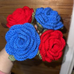 Handmade Crochet Roses