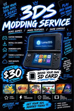 3DS MODDING SERVICE