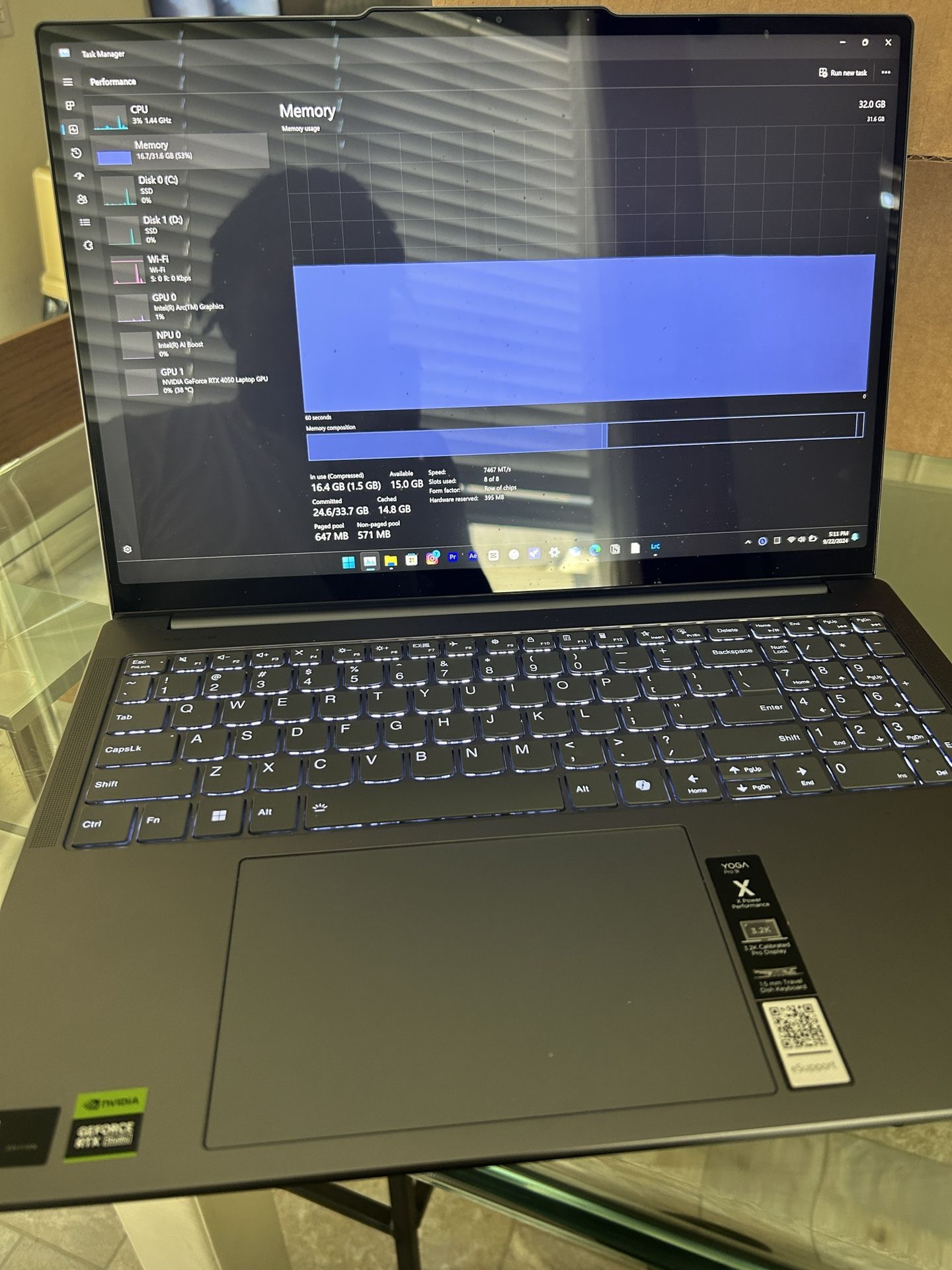 2024 lenovo pro 9i 16” 