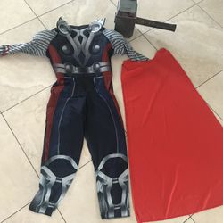 Marvel Thor Kids Costume With Hammer