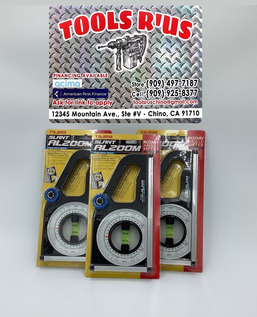 TAJIMA AL200M ROTARY ANGLE METERw/ MAGNETIC BASE(EACH)**(FINANCIAMOS/WE FINANCE)**