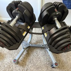 Bowflex Adjustable Dumbbells With Stand