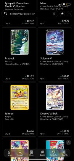 Pokémon TCG Singles - Prices in desc
