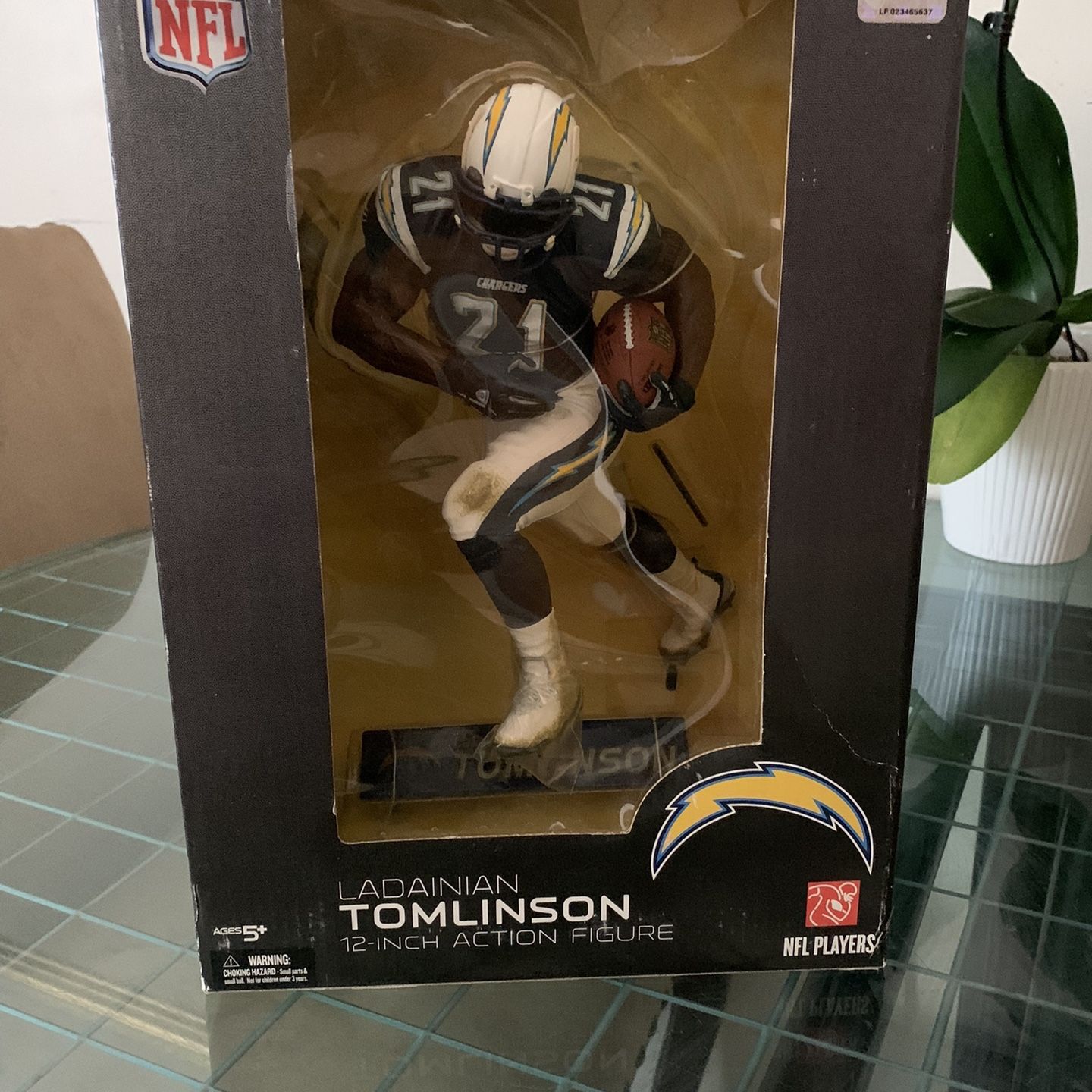 McFarlane NFL Series 5 action figure features LaDainian Tomlinson of the San Diego Chargers