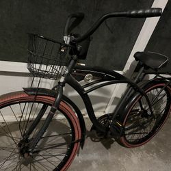 Black Huffy Bike Cruiser