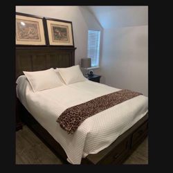 Bed Frame Queen With Mattress 