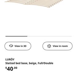 Ikea Bed Frame , Mattress And Bed Base 