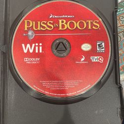 Puss In Boots Nintendo Wii Game
