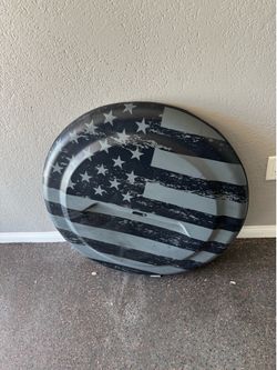 American Flag Spare Tire Cover for Jeep, RV, SUV, Truck - Waterproof, Dustproof,