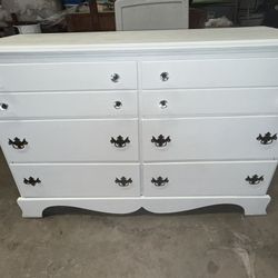 Refinish antique dresser