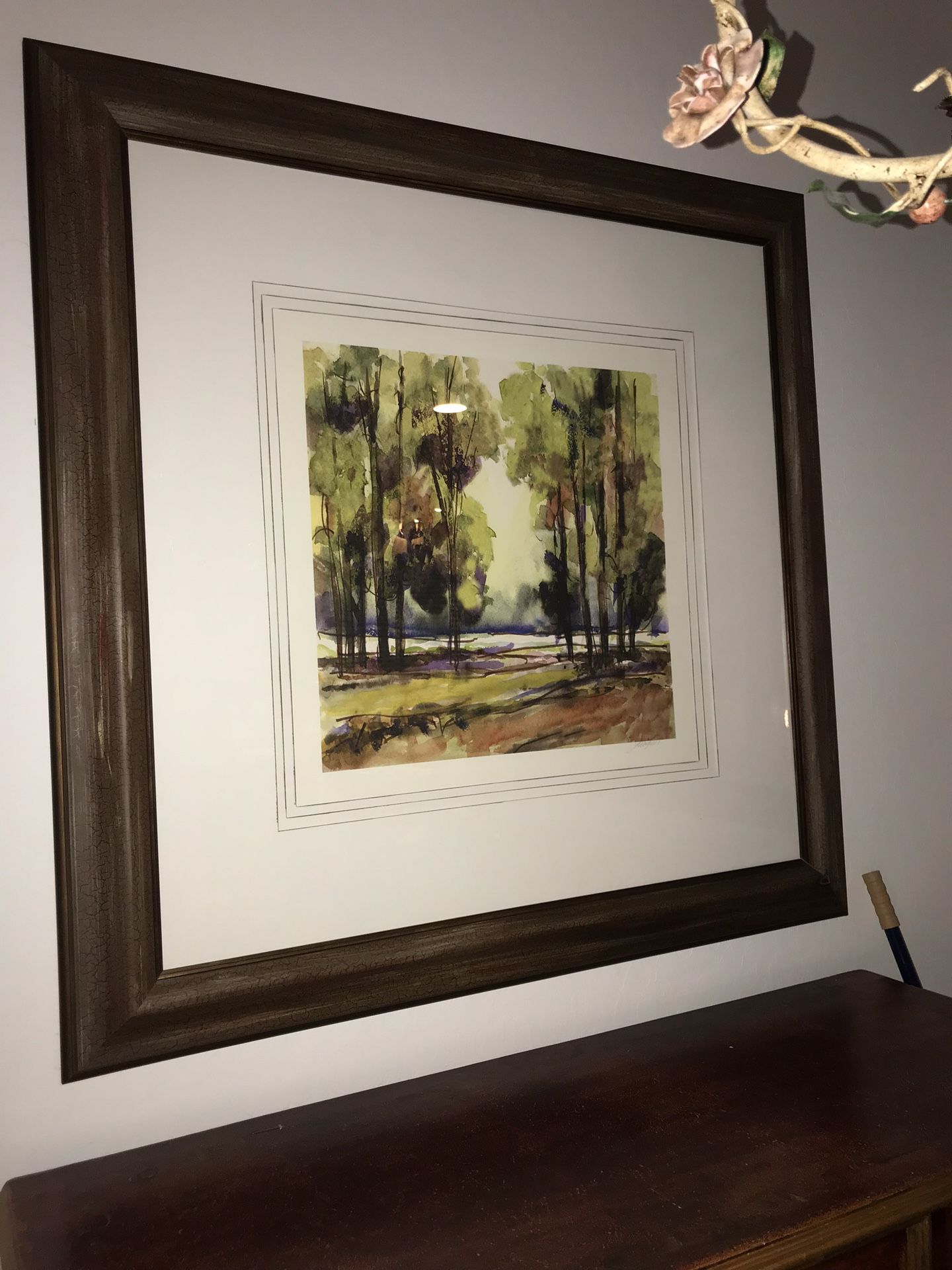 Framed artwork