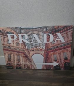 PRADA Wall Art Framed