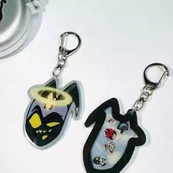 Hazbin Hotel Adam Keychain Shaker