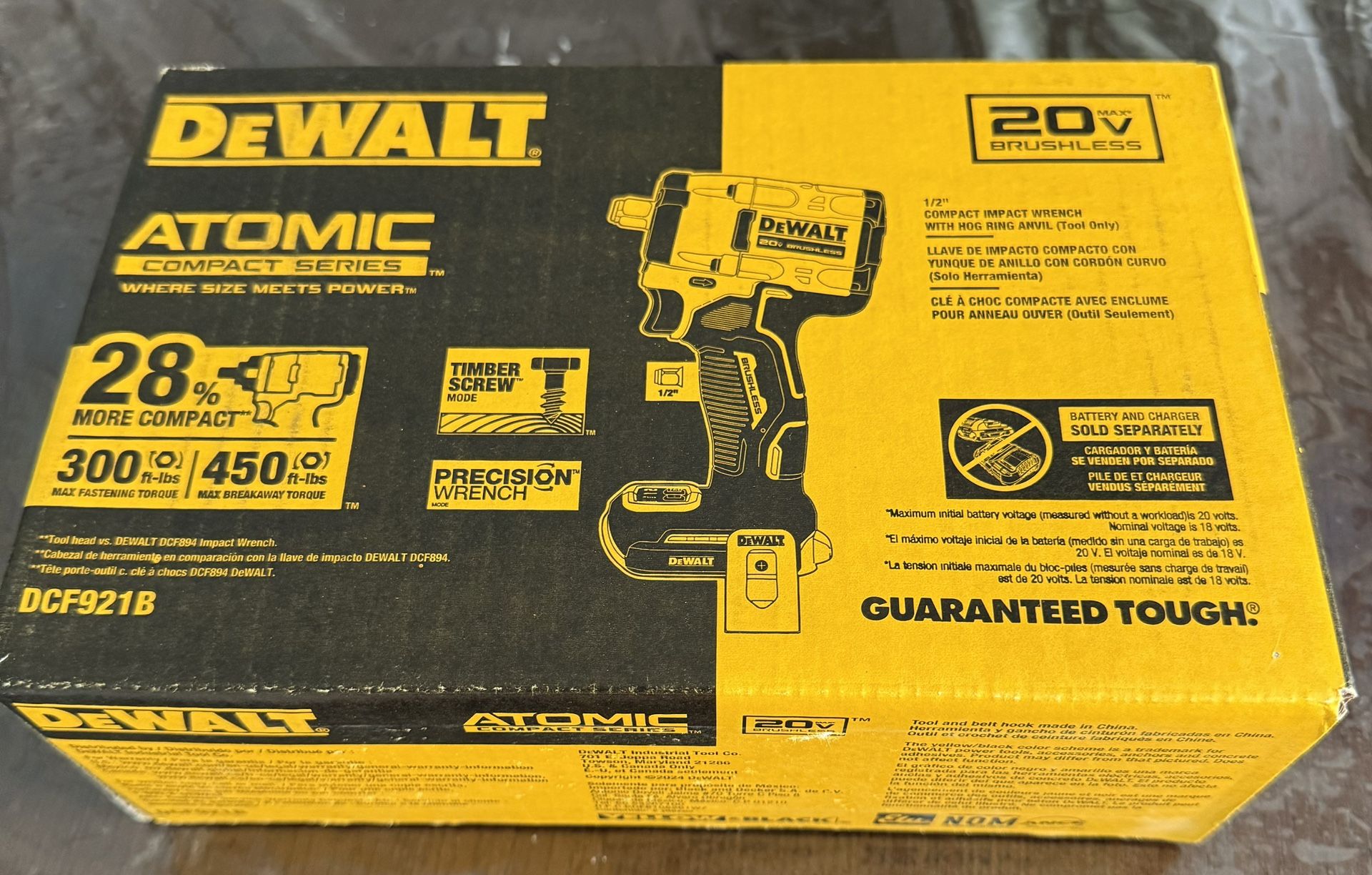 New Dewalt Atomic Impact Wrench