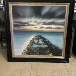 Large Picture Frame Wave Break 45” W x 45 1/4” H (OBO)