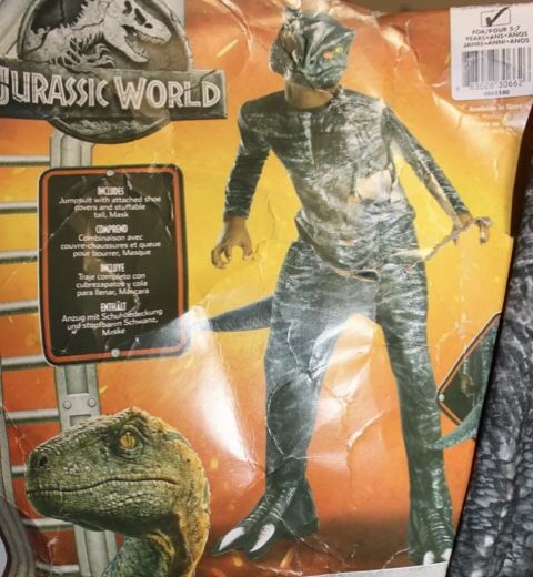 Jurassic Park’s Blue Halloween Costume
