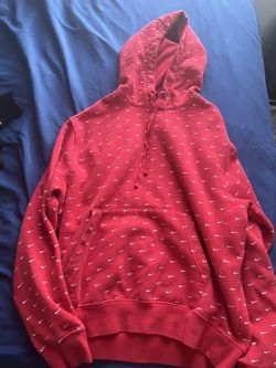 Red Nike Hoodie Size M