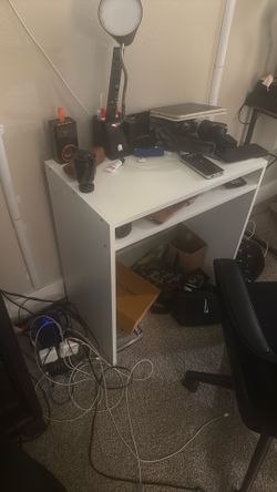 White desk
