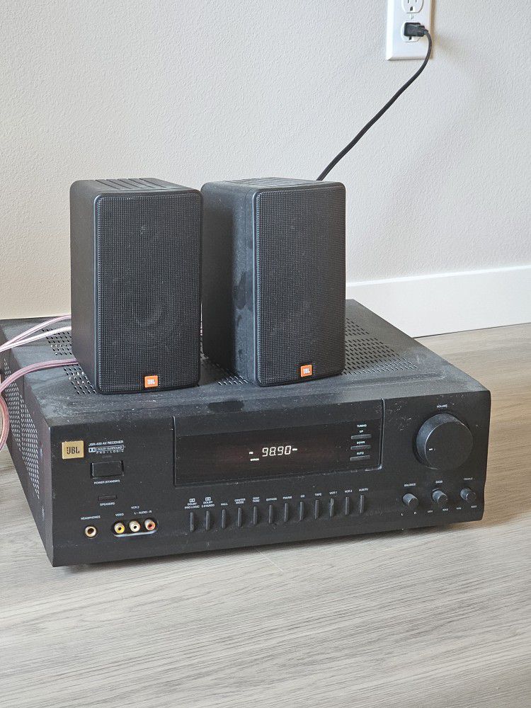 JBL JSR-400 Dolby Pro-Logic Audio/Video AM FM Surround Sound Receiver