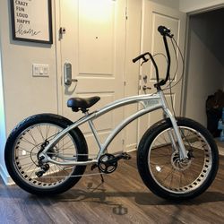 SIKK BICYCLE BRAND FAT TIRE CRUISER