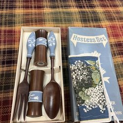 Vintage Hostess Set – Juego vintage de anfitriona para ensalada