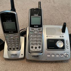 Phone; vetch Handset Cordless Phone System w/ Digital Answering Device